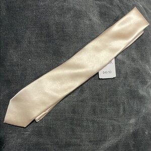Champagne Satin Tie with Smooth Silky Finish